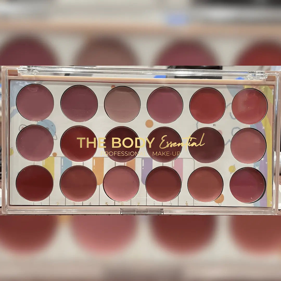 The Body Essential 18-Color Matte Lipstick Palette - The Body Essential