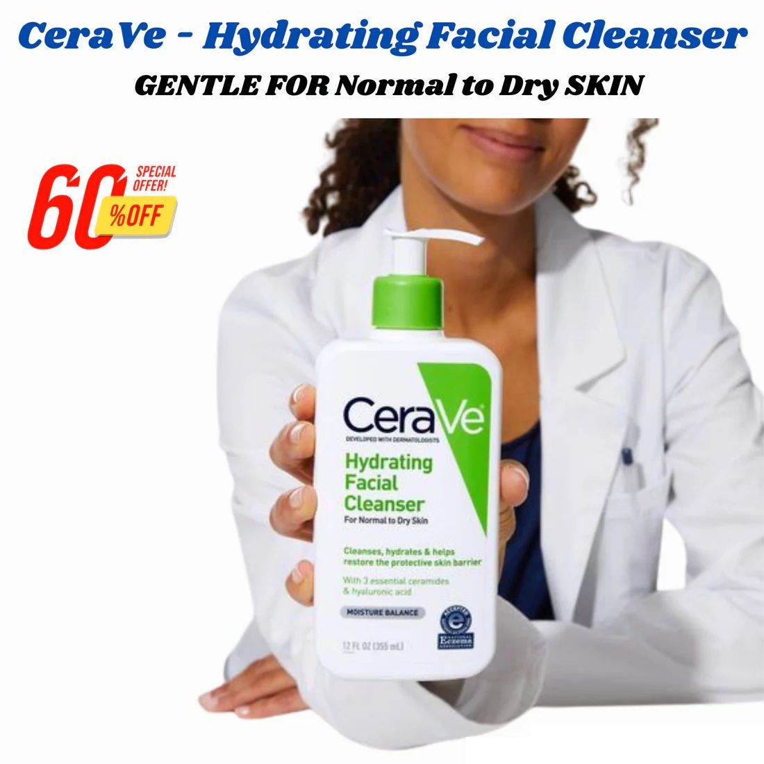 CeraVe - Hydrating Facial Cleanser - The Body Essential
