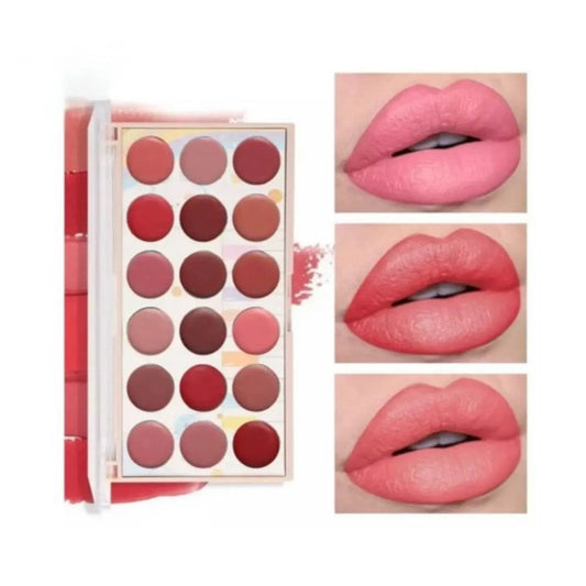 The Body Essential 18-Color Matte Lipstick Palette - The Body Essential