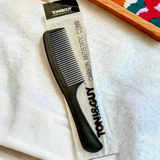 Toni&Guy Carbon Antistatic Comb - Detangle & Smooth Hair - The Body Essential