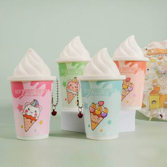 Icecream Soft Wet Makeup Wipes - The Body Essential