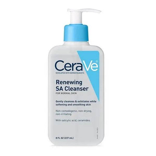 CeraVe Renewing SA Cleanser: Smooth Skin, Hydrating Exfoliation - The Body Essential